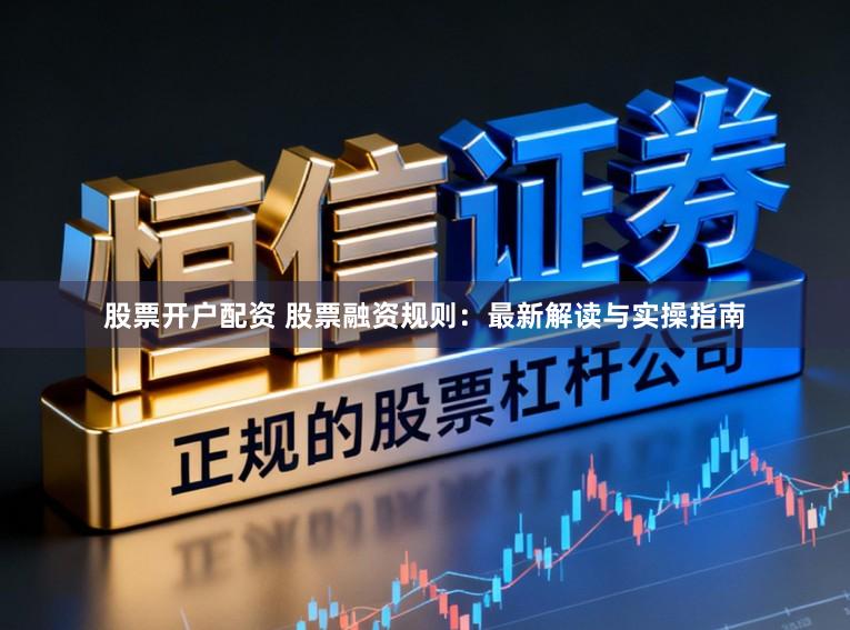 股票开户配资 股票融资规则：最新解读与实操指南