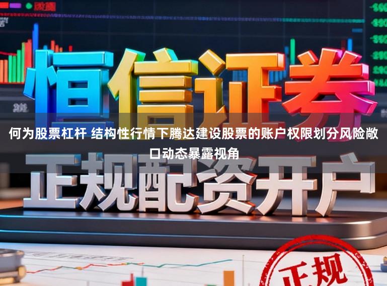 何为股票杠杆 结构性行情下腾达建设股票的账户权限划分风险敞口动态暴露视角