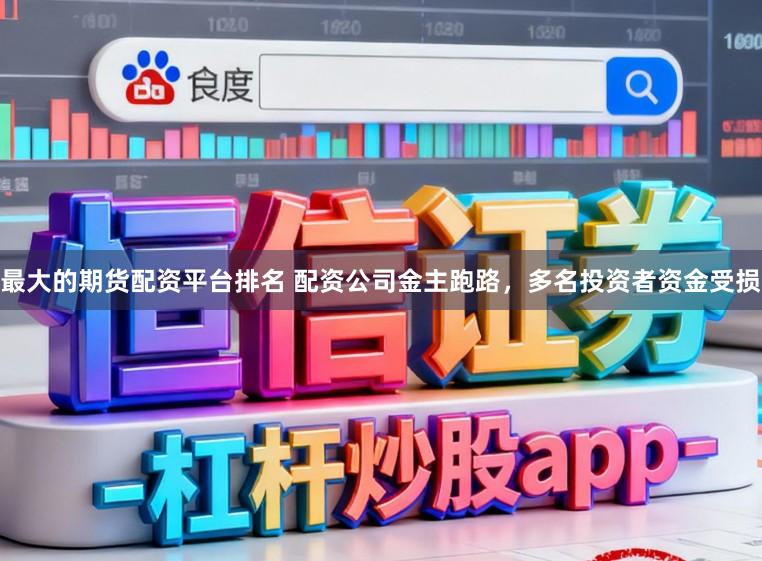 最大的期货配资平台排名 配资公司金主跑路，多名投资者资金受损
