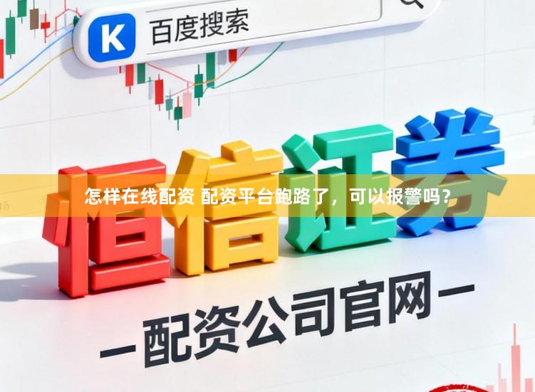怎样在线配资 配资平台跑路了，可以报警吗？